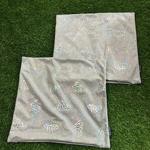 Set of 2 - Iridescent Gem Pillow Slip Covers